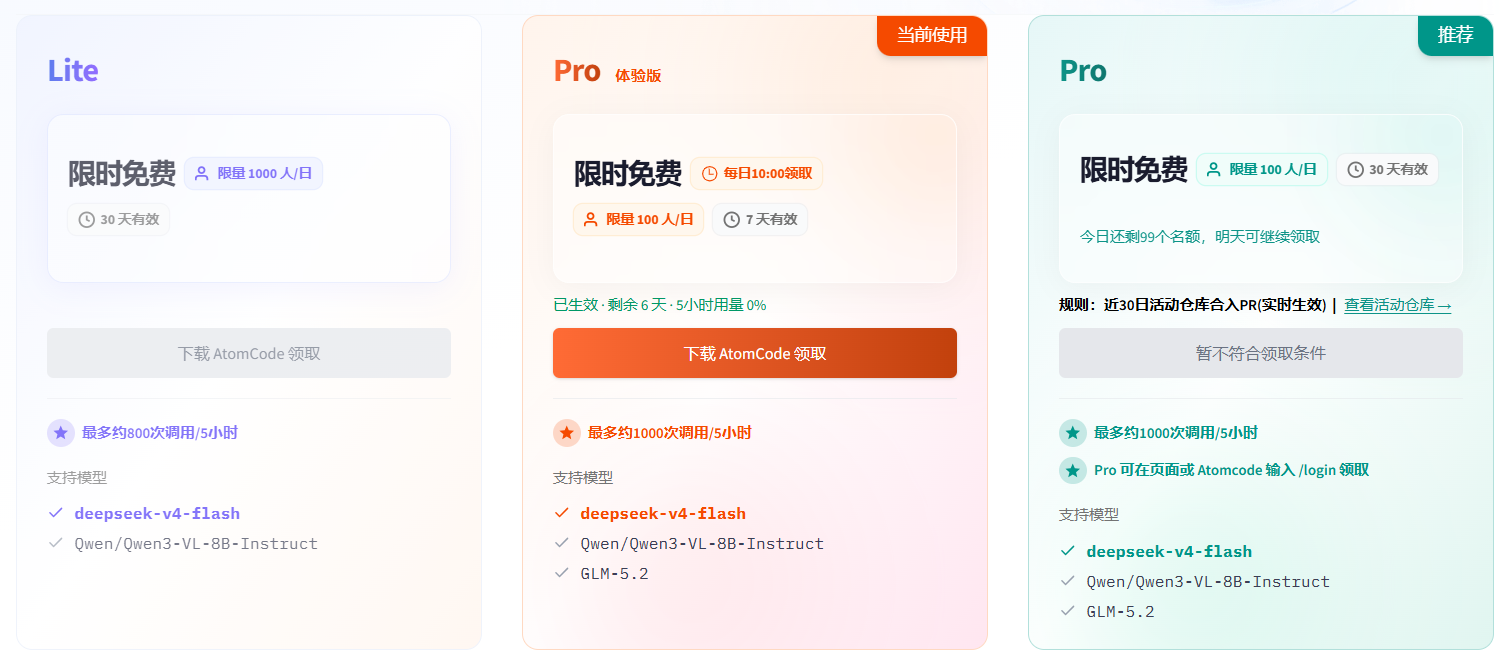 AutoCode 套餐价格表